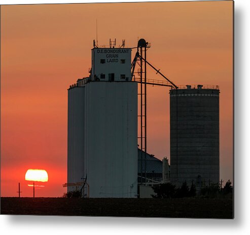 Kansas Metal Print featuring the photograph Sunset at Laird -01 by Rob Graham