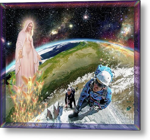 Sky Metal Print featuring the photograph Temptation of Saint Swarun by Leonard Rubins