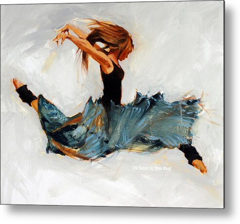 Dancer Metal Print featuring the painting The Dancer No. 5 by Steve Weed