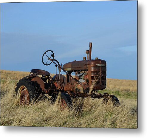 Antique Metal Print featuring the photograph The Farmall Tractor by Whispering Peaks Photography