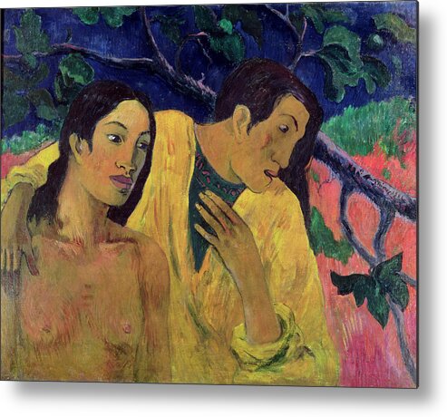 Flight Metal Print featuring the painting The Flight by Paul Gauguin