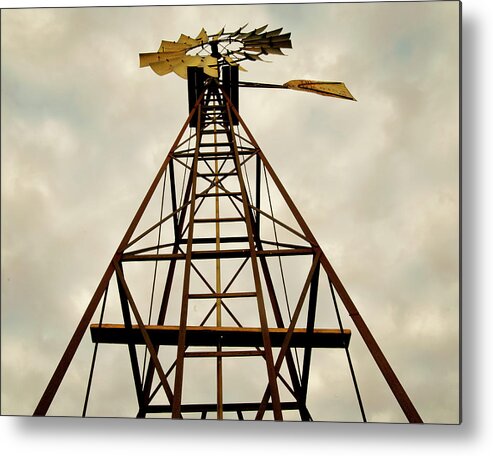 Windmill Metal Print featuring the photograph The Lookout by Scott Cordell