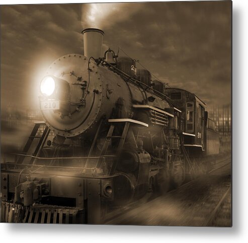 Transportation Metal Print featuring the photograph The Old 210 by Mike McGlothlen