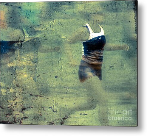 Beauty Metal Print featuring the photograph The Running Woman by Steven Digman