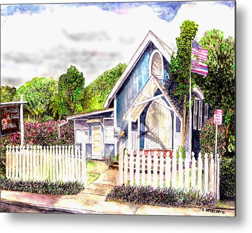 Ywam Maui Metal Print featuring the painting The Way Inn by Eric Samuelson