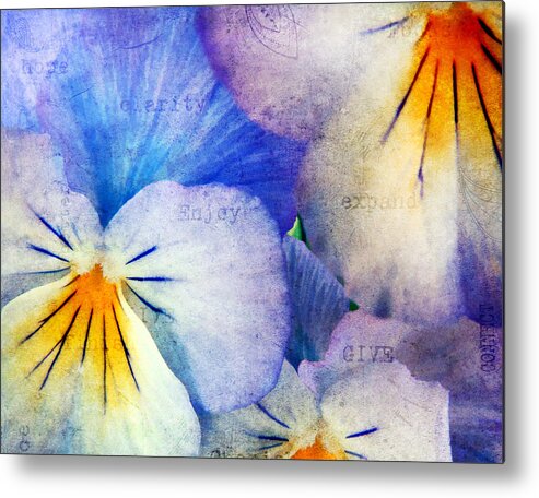 Agriculture Metal Print featuring the photograph Tones of Blue by Darren Fisher