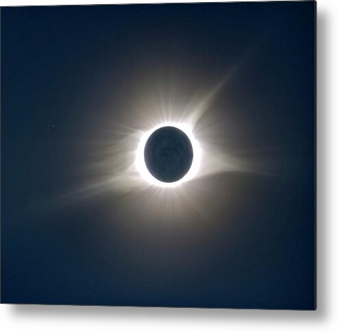 Solar Eclipse Metal Print featuring the photograph Total Solar Eclipse HDR by Jonathan Sabin