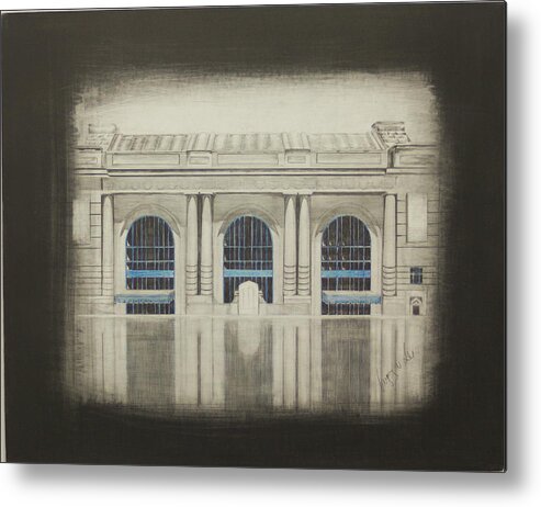 Union Station Metal Print featuring the drawing Union Station - Main by Gregory Lee