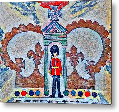 Great Britain Metal Print featuring the painting Unity - 14th in the Series by Denise Railey