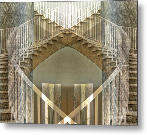 Art Institute Of Chicago Metal Print featuring the photograph Urban abstract XXXVII by Izet Kapetanovic