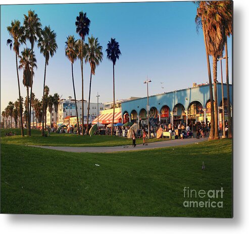 Venice Beach Metal Print featuring the photograph Venice Beach by Kelly Holm