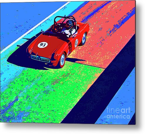 Mg Metal Print featuring the photograph Vintage Abstract by Tom Griffithe