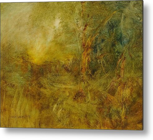 Warm Earth Metal Print featuring the painting Warm Earth 72 by David Ladmore