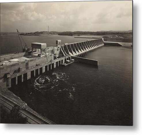 History Metal Print featuring the photograph Watts Bar Dam On The Tennessee River by Everett