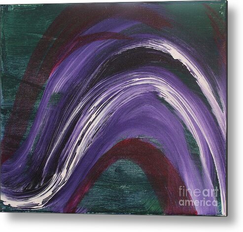 Wave Of Grace Metal Print featuring the painting Waves Of Grace by Sarahleah Hankes