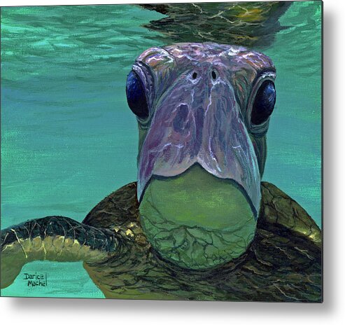 Animal Metal Print featuring the painting Who Me? by Darice Machel McGuire