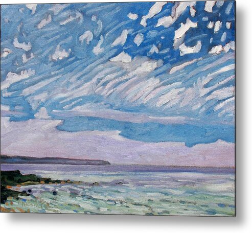816 Metal Print featuring the painting Wimpy Cold Front by Phil Chadwick