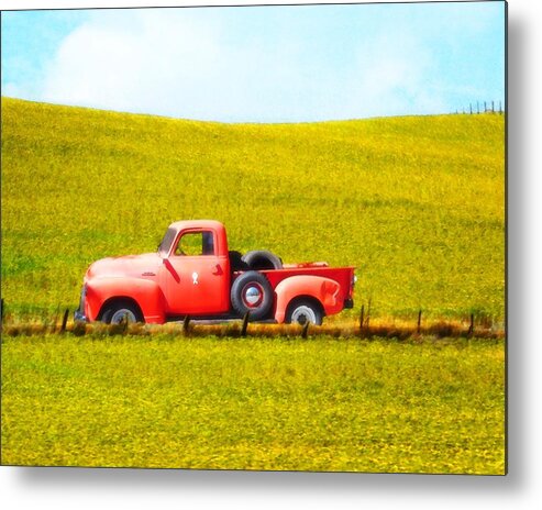 Pickup Metal Print featuring the photograph Work Truck by Timothy Bulone