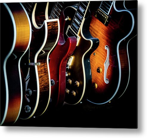 Guitar Metal Print featuring the photograph Body by Heritage by William Christiansen