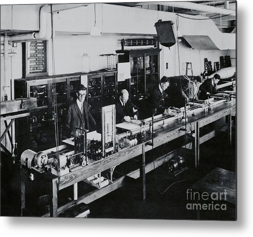 People Metal Print featuring the photograph Doctor Vannevar Bush Busy At Work #1 by Bettmann