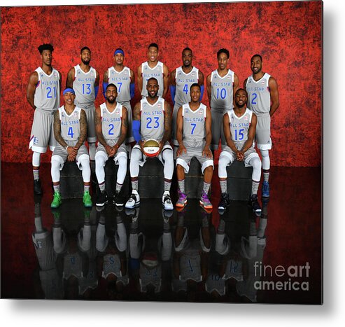 Event Metal Print featuring the photograph Nba All-star Portraits 2017 by Jesse D. Garrabrant