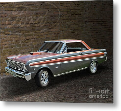 1964 Metal Print featuring the photograph 1964 Ford Falcon by Ron Long