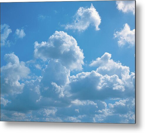Outdoors Metal Print featuring the photograph Cumulus Clouds #2 by Digital Vision.