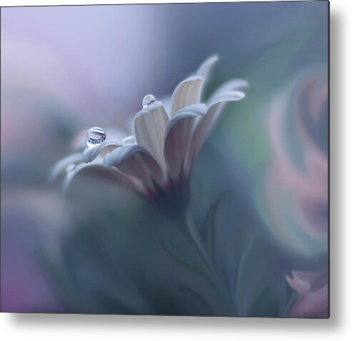 Pearl Metal Print featuring the photograph Behind Closed Eyes... #4 by Juliana Nan