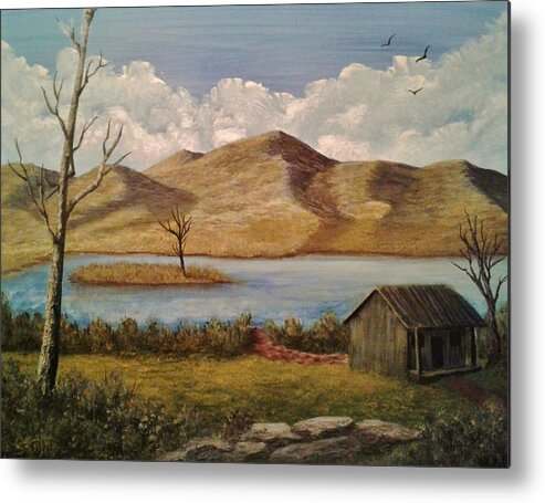 New Day Metal Print featuring the painting A New Day by Sheri Keith