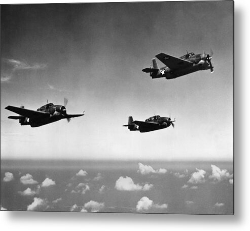 Military Airplane Metal Print featuring the photograph All Purpose Bomber by Hulton Archive