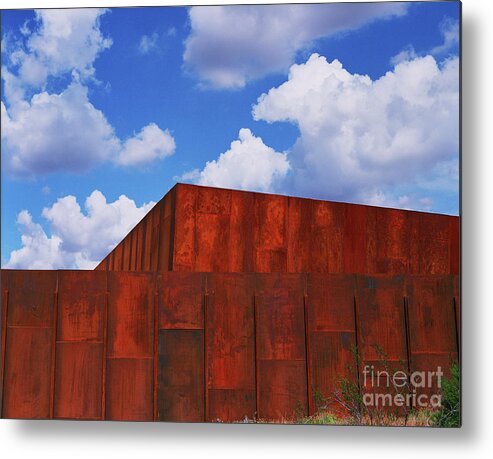 Built Structure Metal Print featuring the photograph Arabian Library Scottsdale No 4 by Bttoro