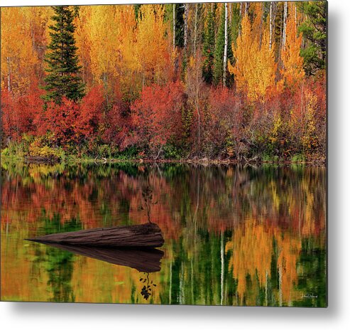 Idaho Scenics Metal Print featuring the photograph Autumn Reflections by Leland D Howard