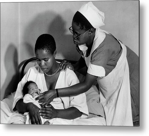 People Metal Print featuring the photograph Bantu Nurse by Margaret Bourke-White