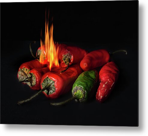 Blaze Metal Print featuring the photograph Blazing Hot by James Woody