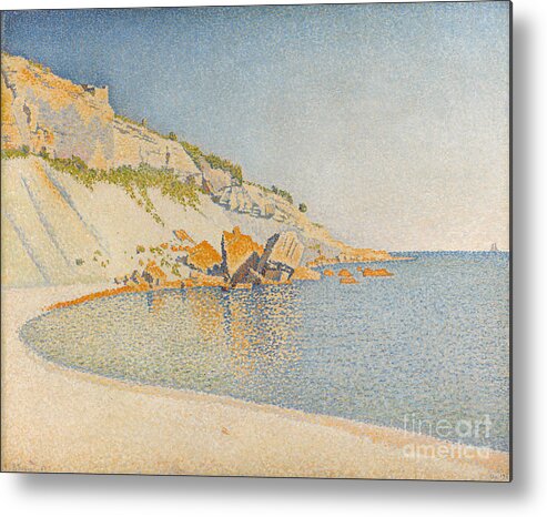 Oil Painting Metal Print featuring the drawing Cassis, Cap Lombard, Opus 196, 1889 by Heritage Images