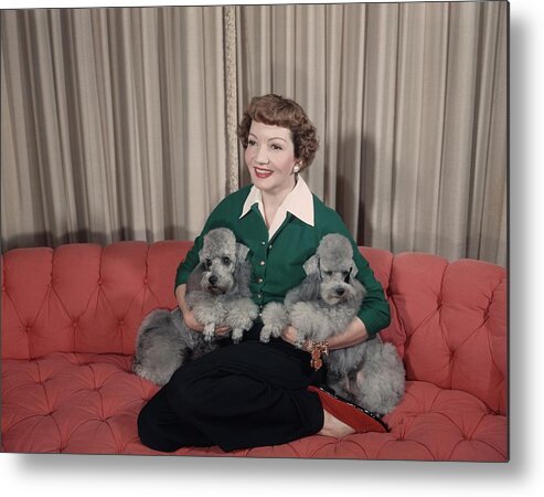Pets Metal Print featuring the photograph Claudette by Hulton Archive