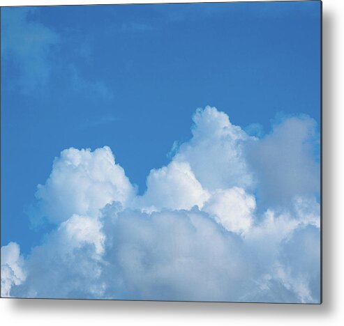 Outdoors Metal Print featuring the photograph Cumulus Clouds by Digital Vision.