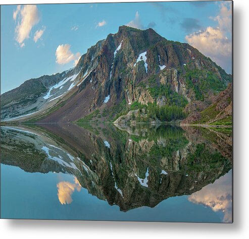 00574869 Metal Print featuring the photograph Dana Plateau From Ellery Lake, Sierra by Tim Fitzharris