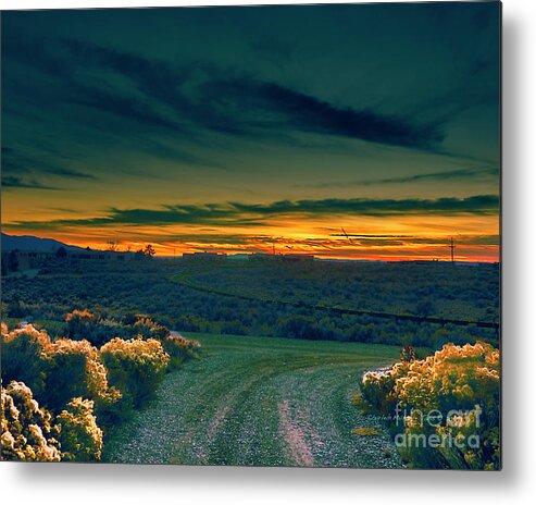 Santa Metal Print featuring the photograph December Evening by Charles Muhle