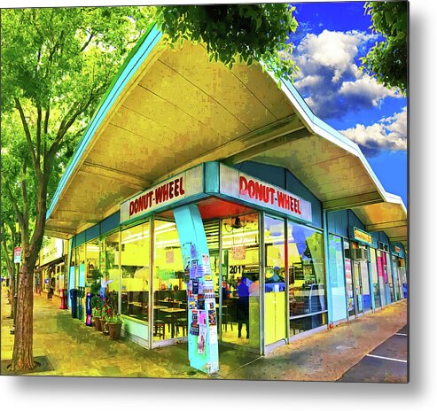 Donuts Metal Print featuring the photograph Donut Wheel by Don Schimmel