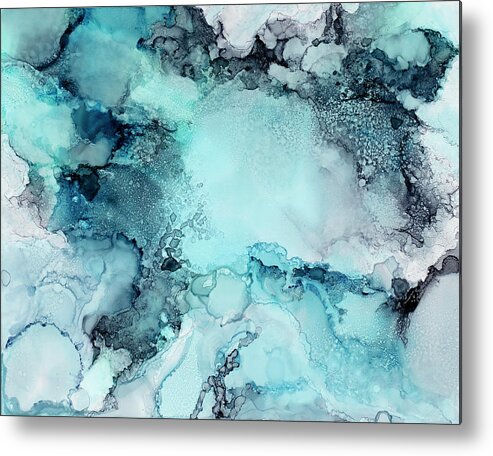 Organic Metal Print featuring the painting Emergence by Tamara Nelson