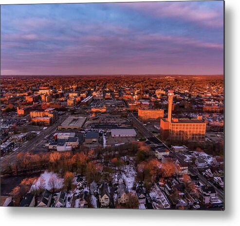 City Metal Print featuring the photograph Fall Morning by William Bretton