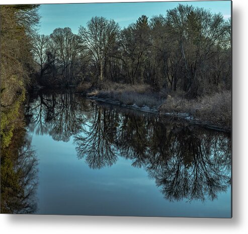 River Metal Print featuring the photograph Frosty Reflections by William Bretton