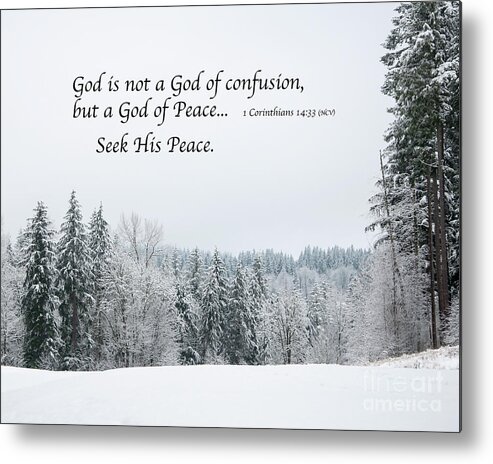 Bible Metal Print featuring the photograph God's Winter Wonderland by Kirt Tisdale