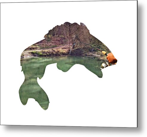 2d Metal Print featuring the photograph Gone Fishing by Brian Wallace