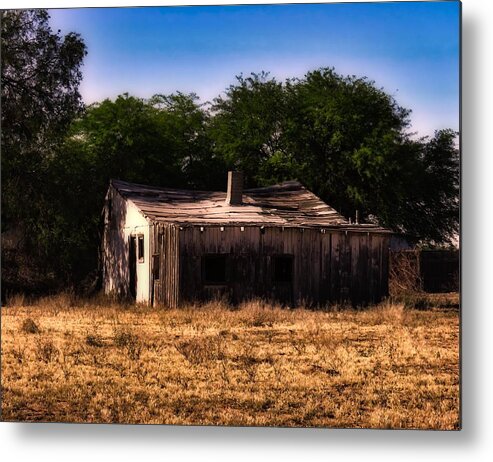 Abandoned Metal Print featuring the photograph If It Could Talk by Judy Kennedy