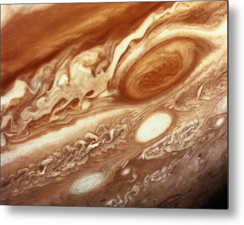 Orange Color Metal Print featuring the photograph Jupiter by Internetwork Media