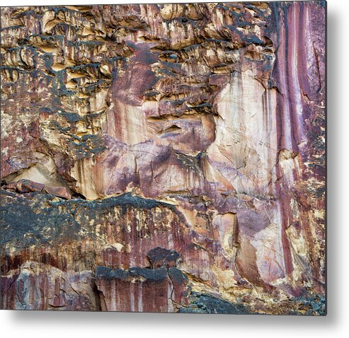 Basalt Metal Print featuring the photograph Leslie Gulch Cliff by Leland D Howard