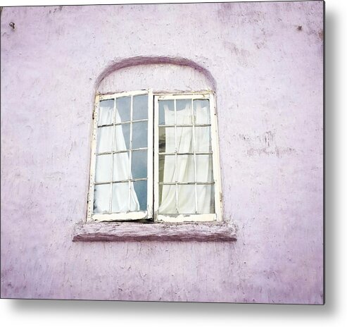 Window Metal Print featuring the photograph Lilac Window by Lupen Grainne