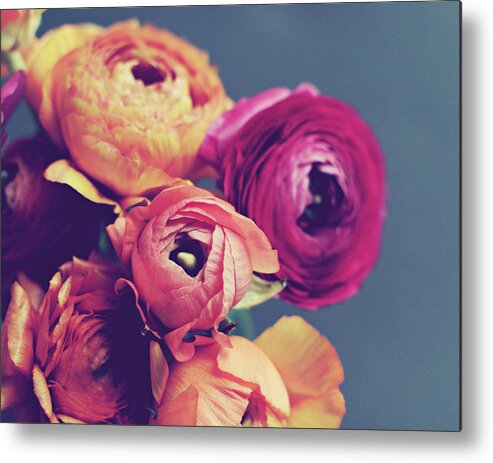 Ranunculus Metal Print featuring the photograph Loveliness by Lupen Grainne